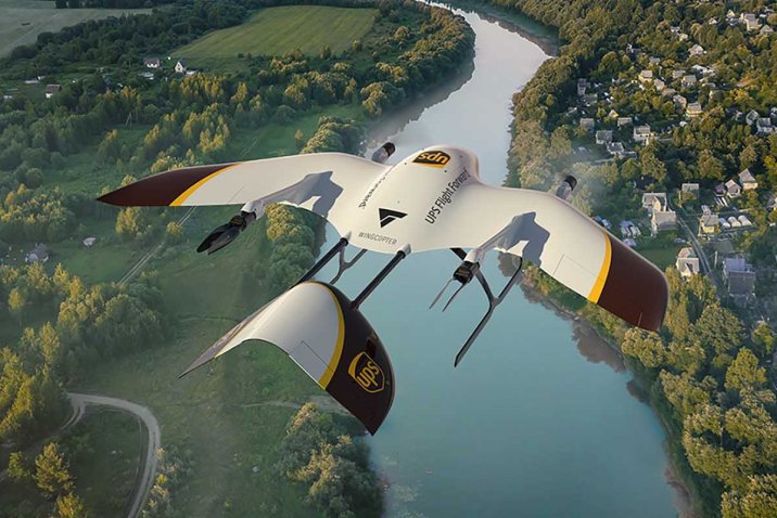 UPS Drone ile Teslimat için Wingcopter’le Ortaklığa Gidiyor