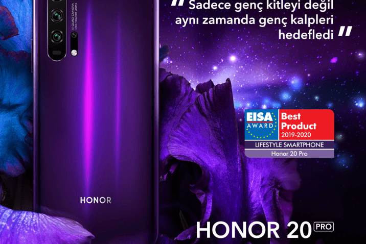 Honor 20 Pro Yılın Lifestle Akıllı Telefonu Seçildi