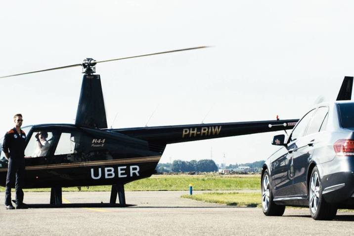 Uber, Helikopterle Taşımacılığa Başlıyor